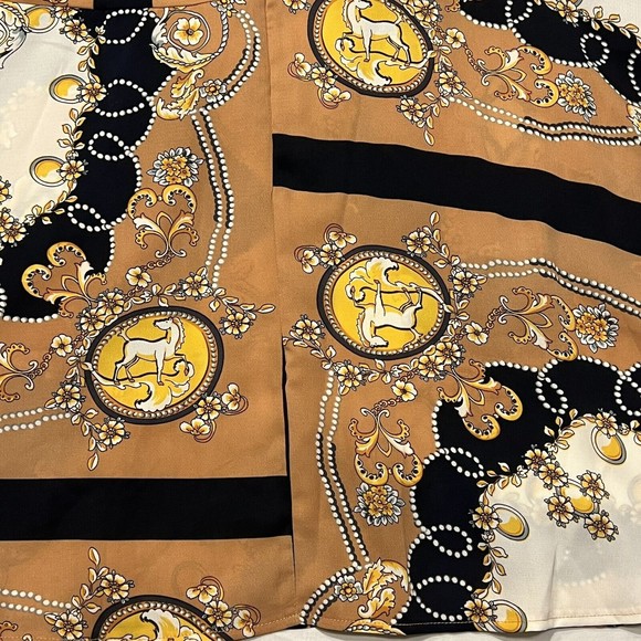 BooHoo Womens Dress Size 20 Multicolor Floral Plunge Neckline Kimono Sleeves - Picture 5 of 14